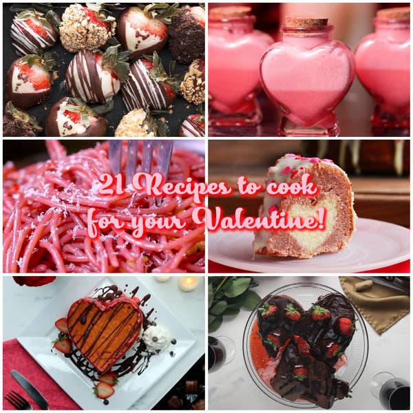 21 Recipes to Cook For Your Valentine!