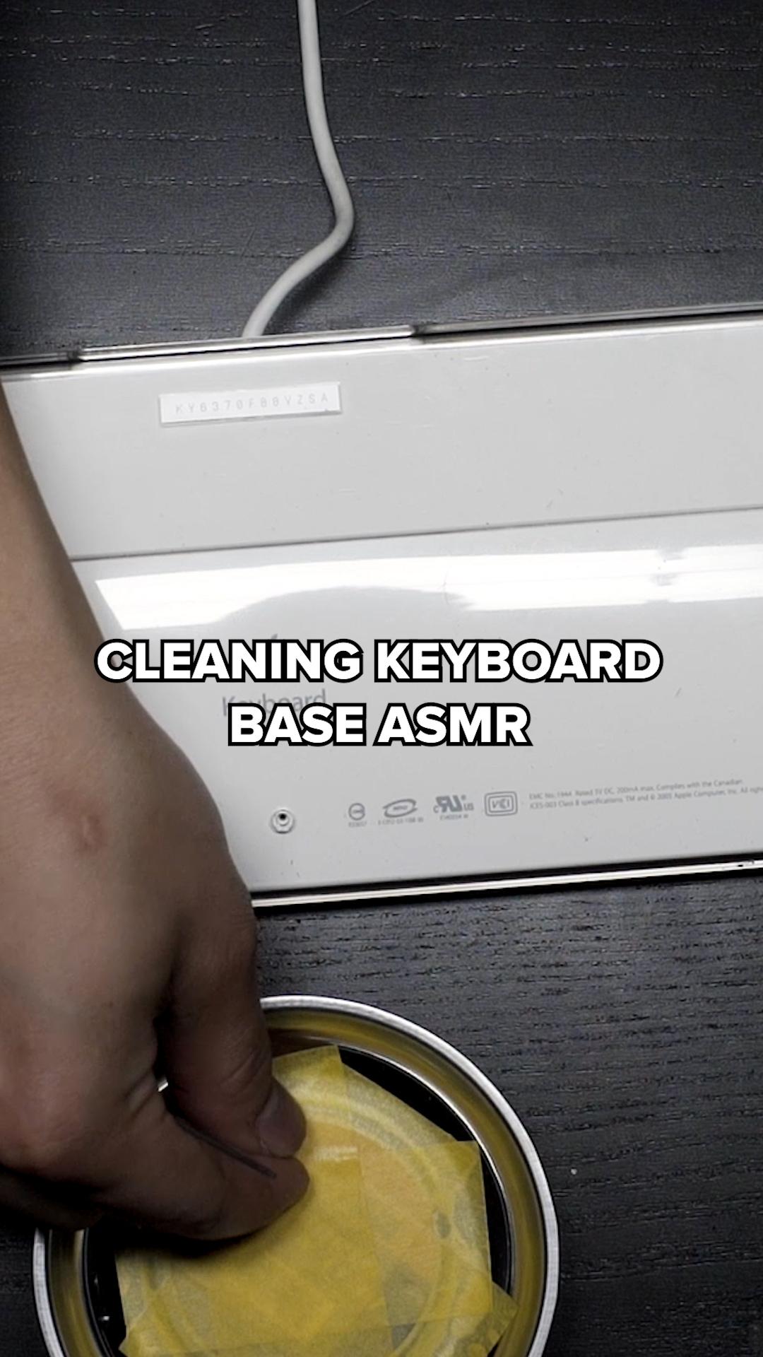 Dirty Keyboard Cleaning ASMR