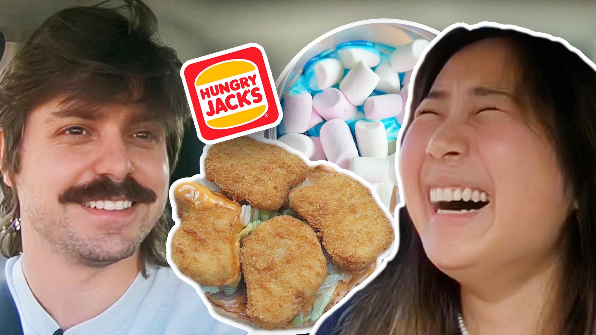 Drive-Thru Challenge: Trying Fan Hungry Jack's Orders