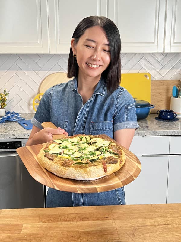 Veggie Pesto Pizza