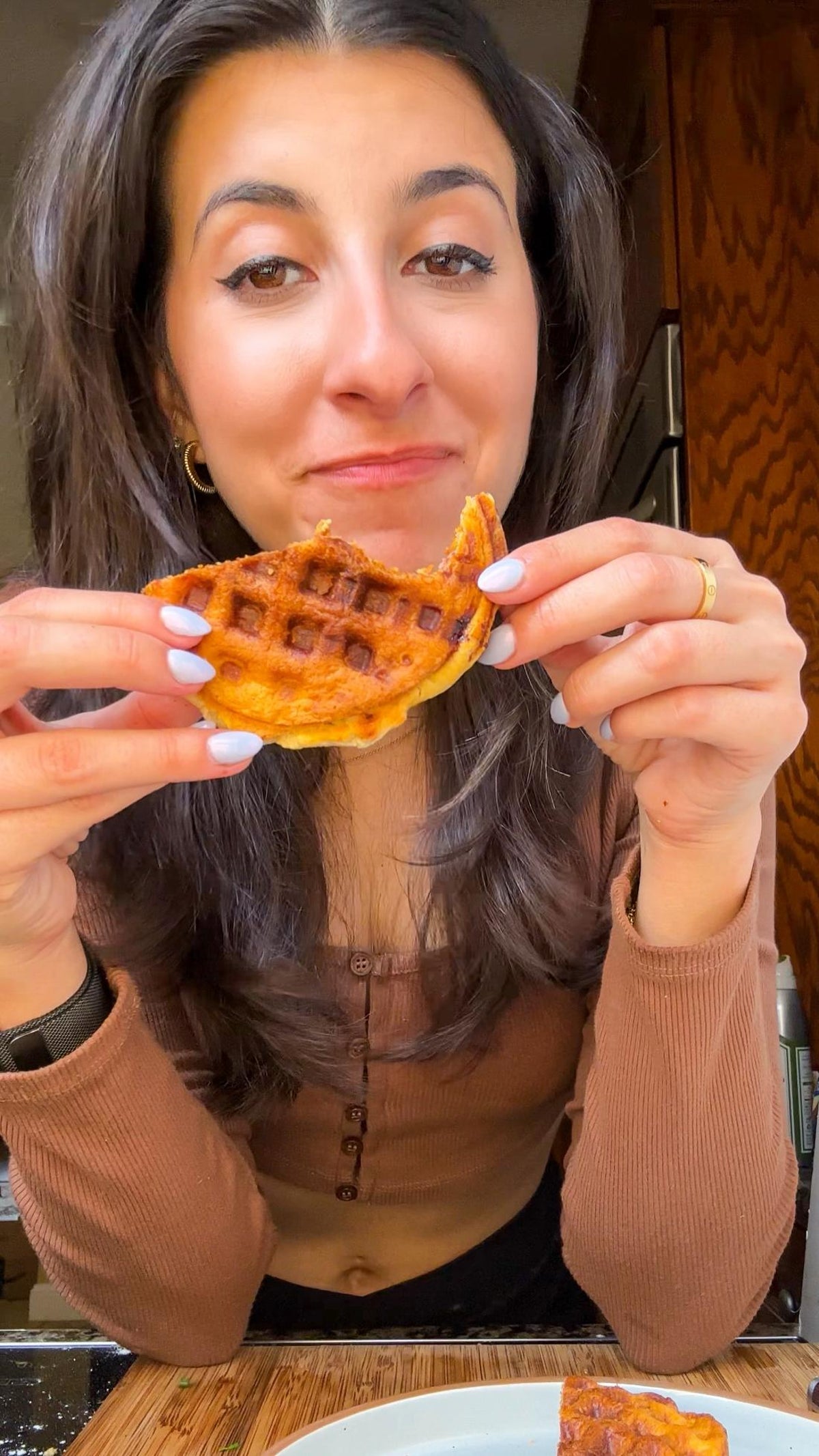 This Mini Waffle Maker Stamps a Pineapple on Your Breakfast for a