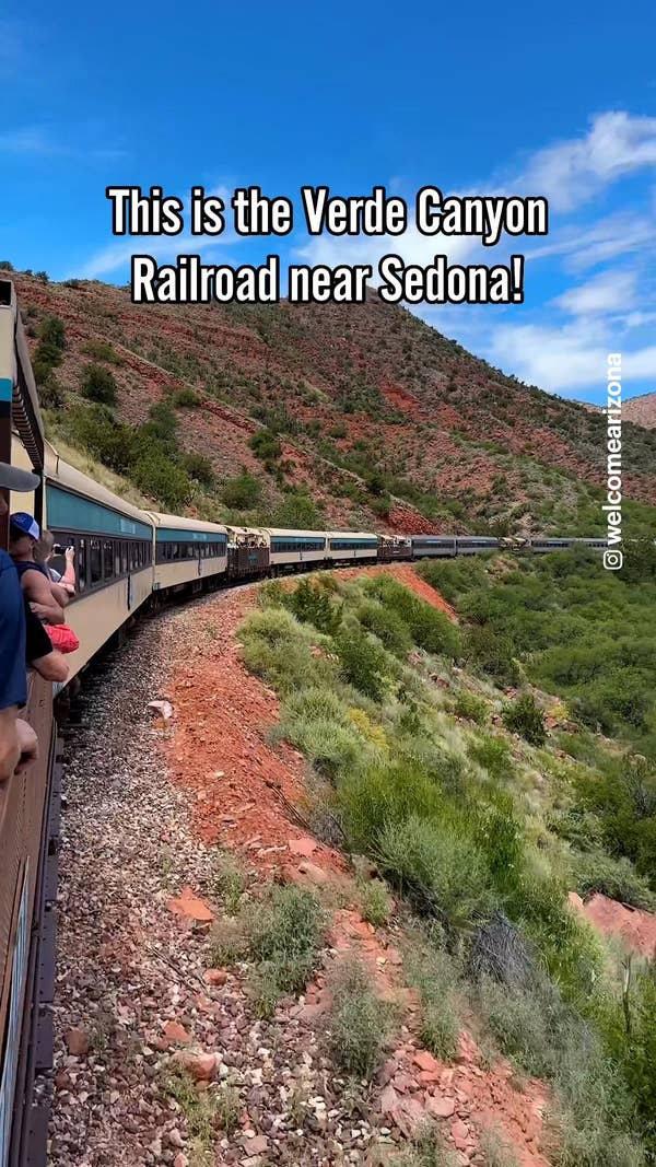 the most beautiful train ride in Arizona