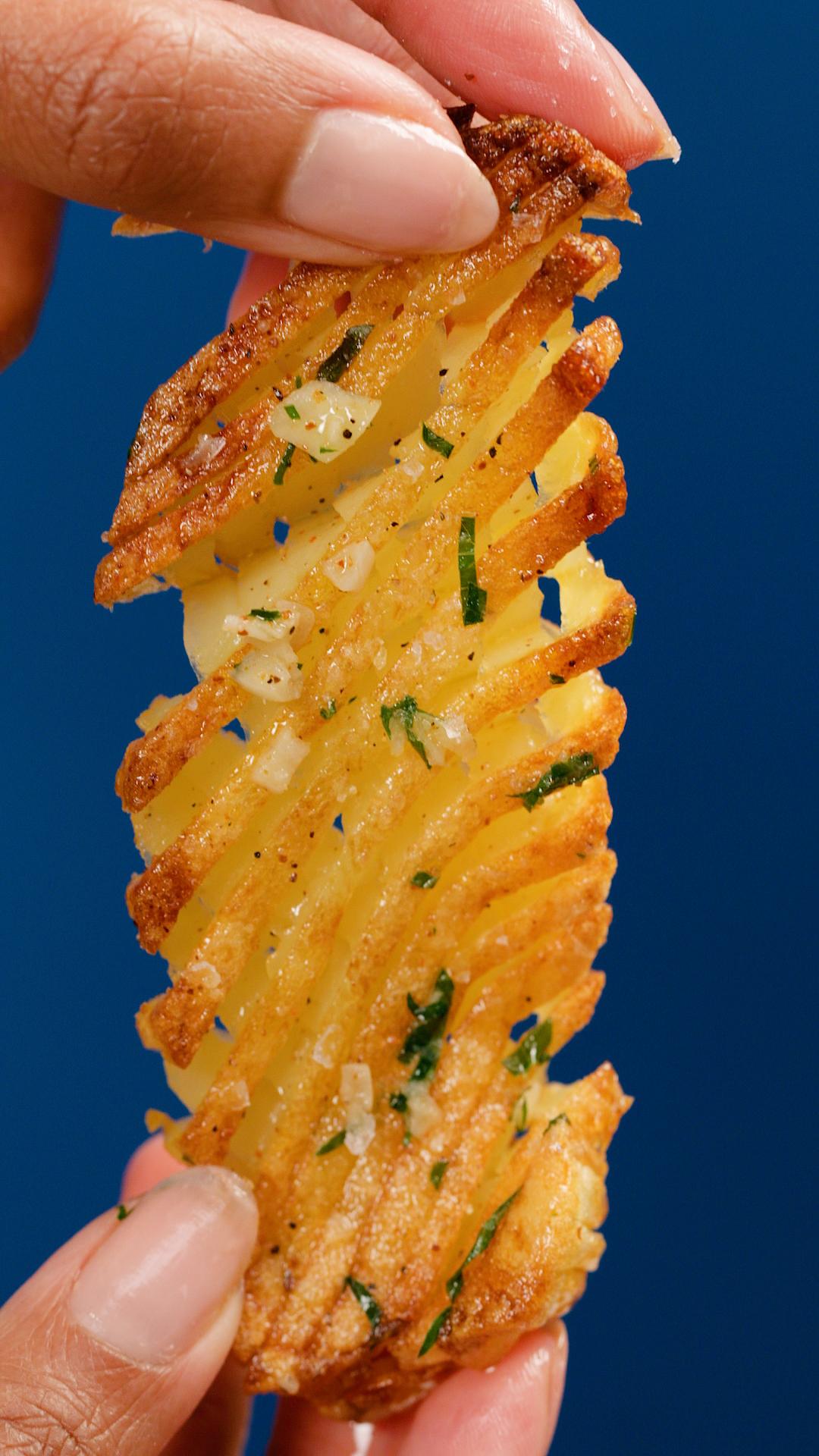 Accordion Potatoes With Garlic Cajun Butter