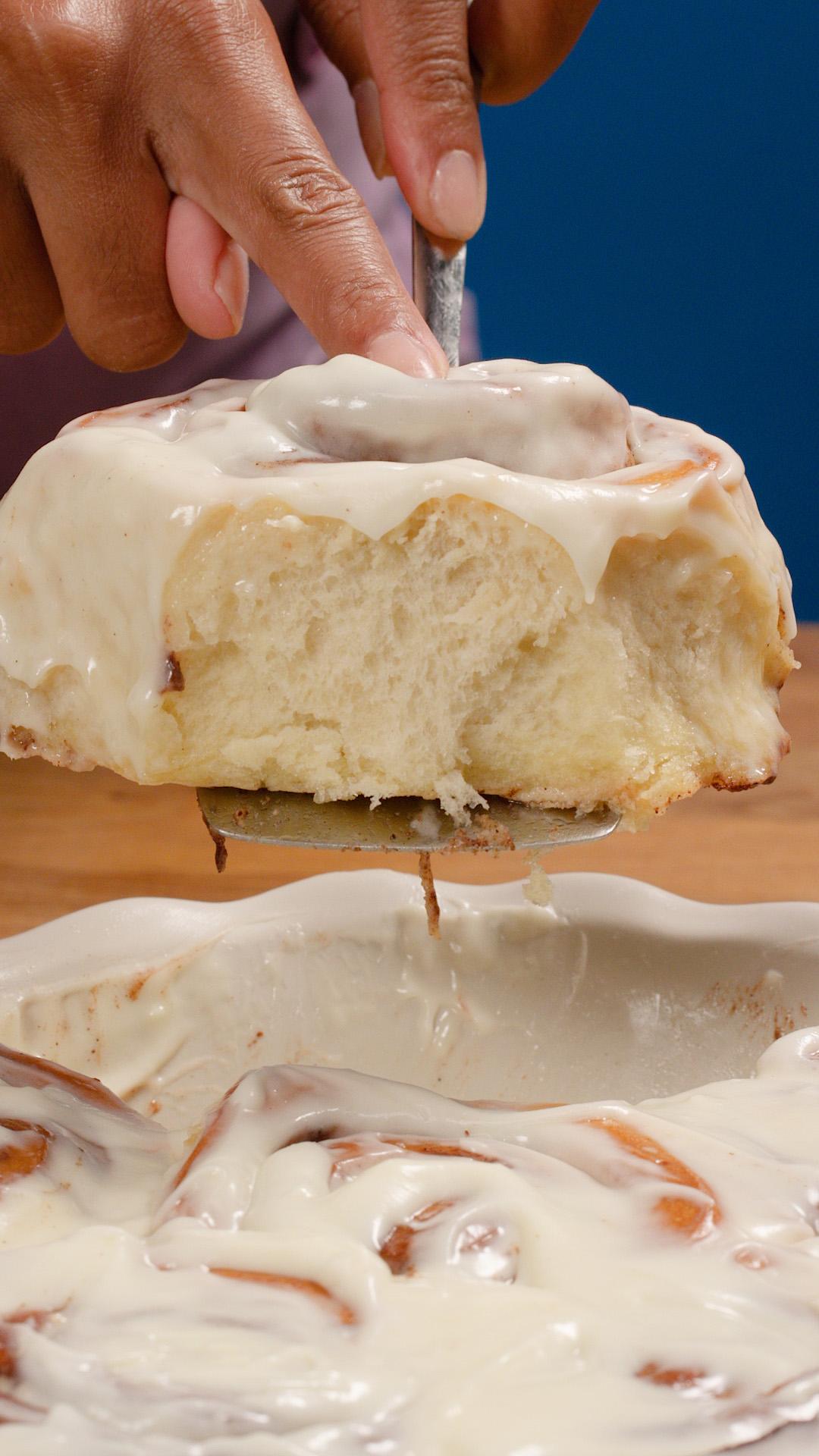 Extra-Fluffy Cinnamon Rolls With Cream Cheese Frosting Recipe