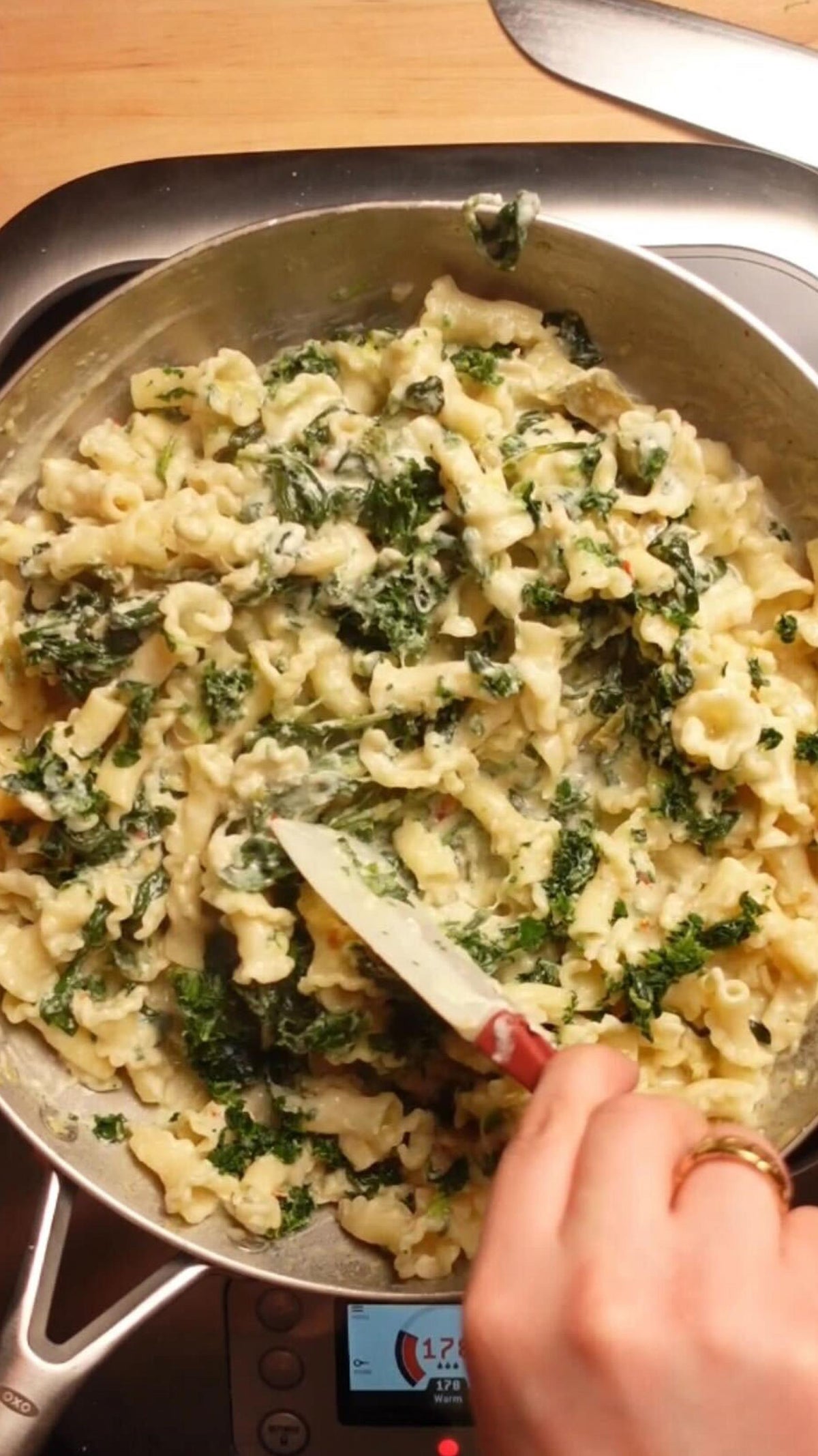 Artichoke Spin Dip Pasta Recipe by Tasty