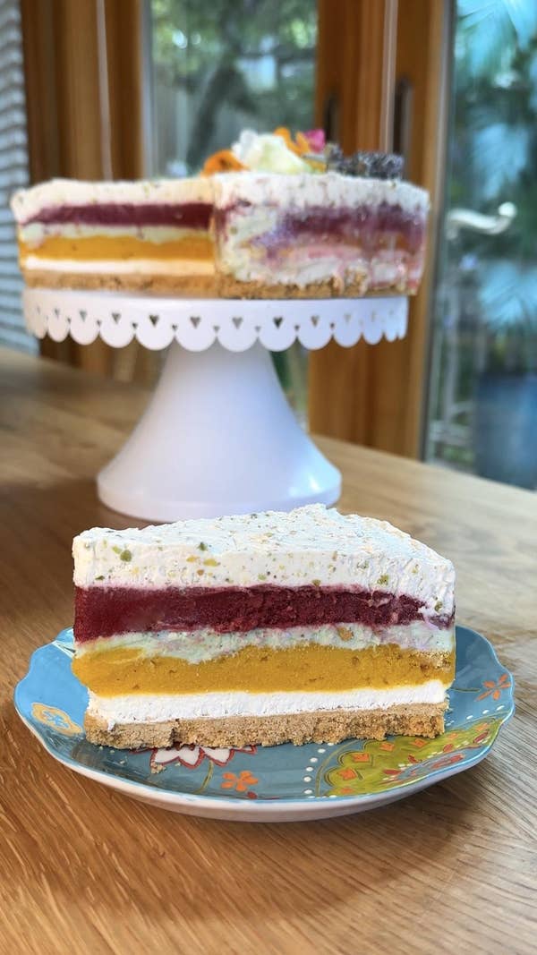 Layered Sorbet Cake