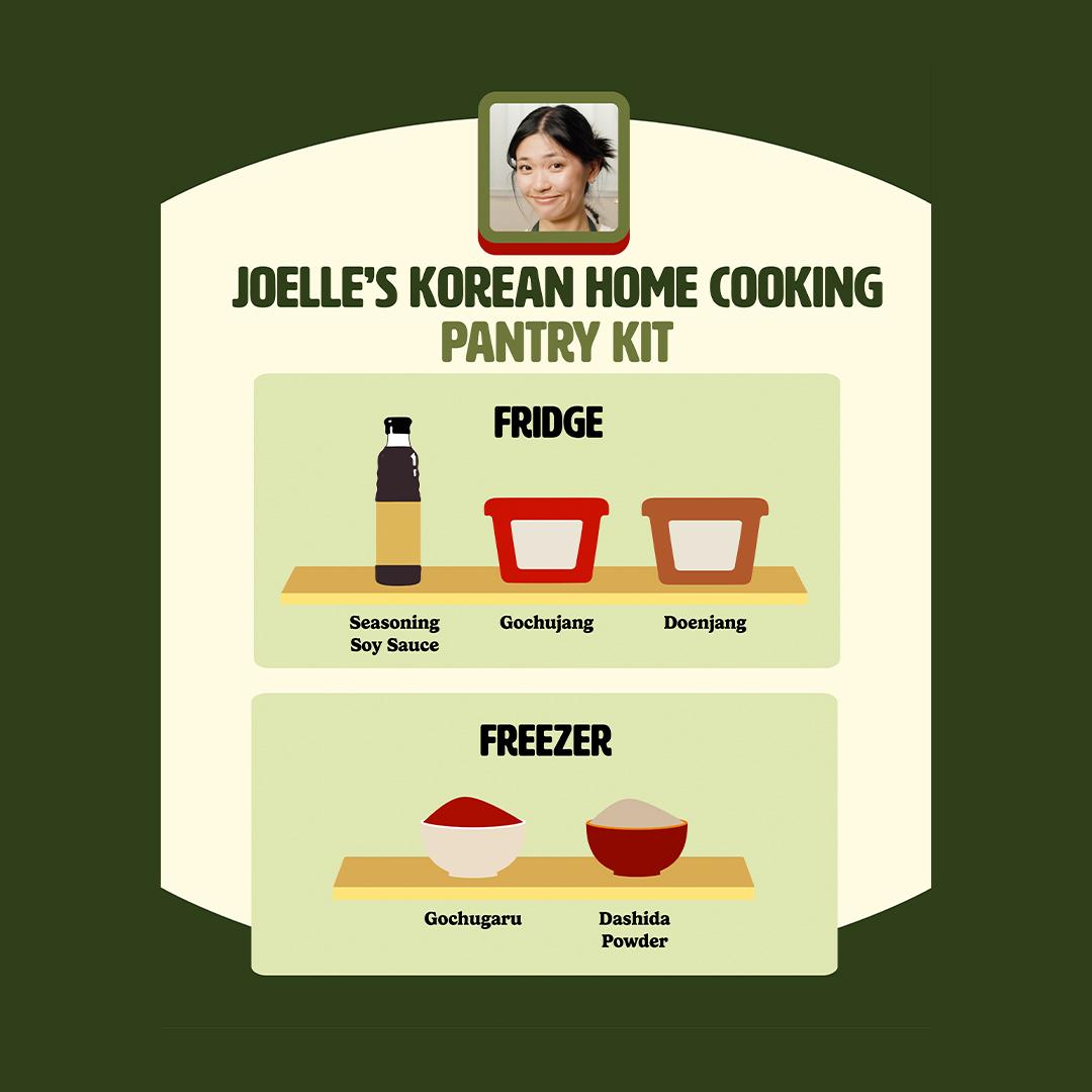 Joelle’s Korean Home Cooking Pantry Kit