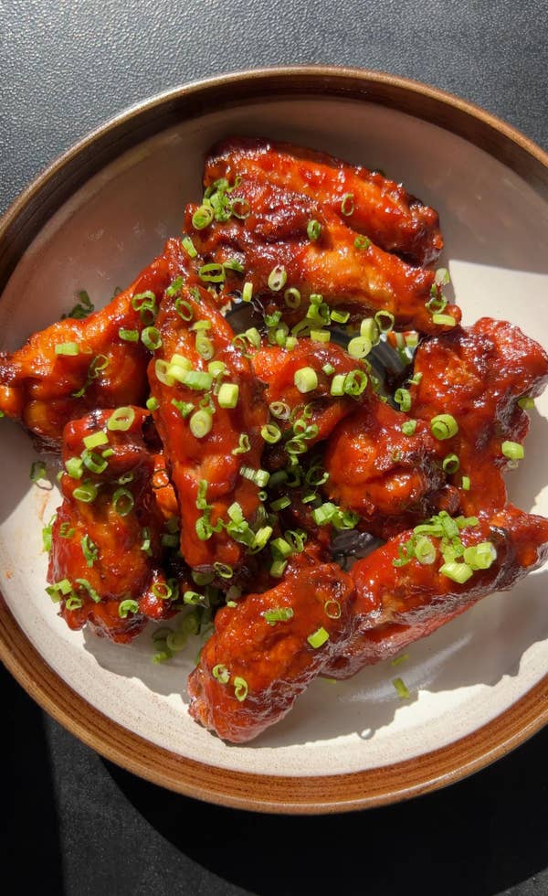 Air Fryer Guava BBQ Wings