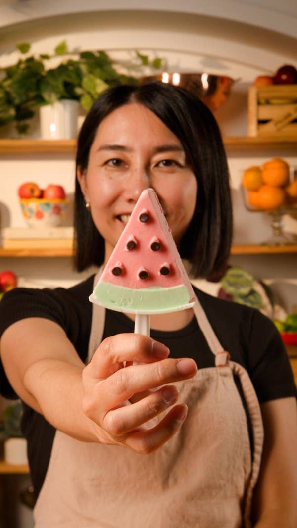 Watermelon Ice Cream Pops