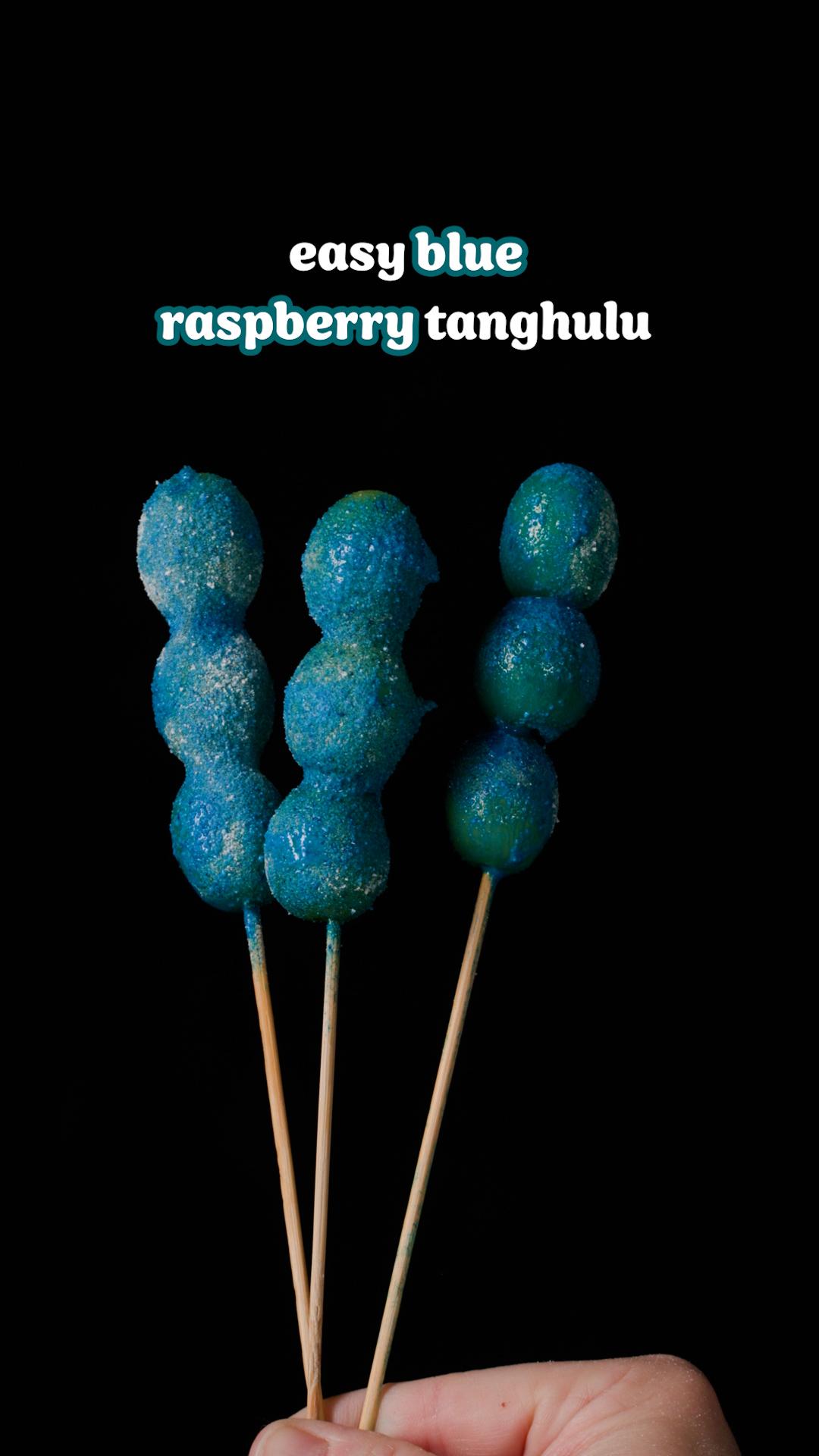 Sour Blue Raspberry Tanghulu