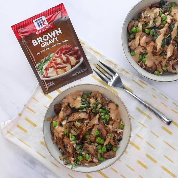 Mushroom and Wild Rice Bowl