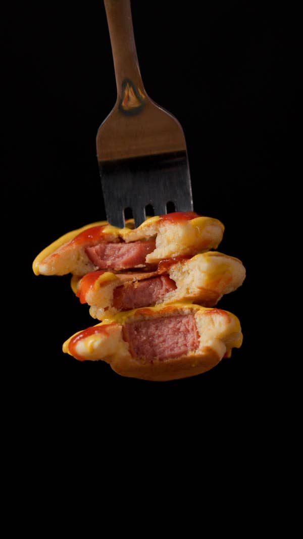 Corn Dog Pancakes