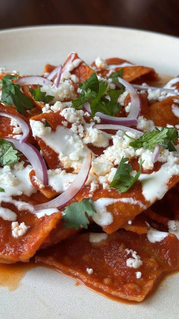 Chilaquiles in Salsa Roja