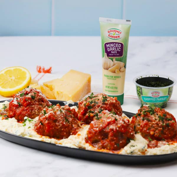 Giant Meatballs With Ricotta