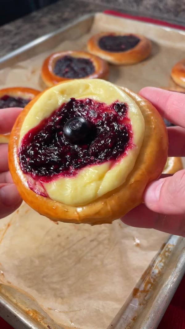 Blackberry Cream Cheese Kolaches