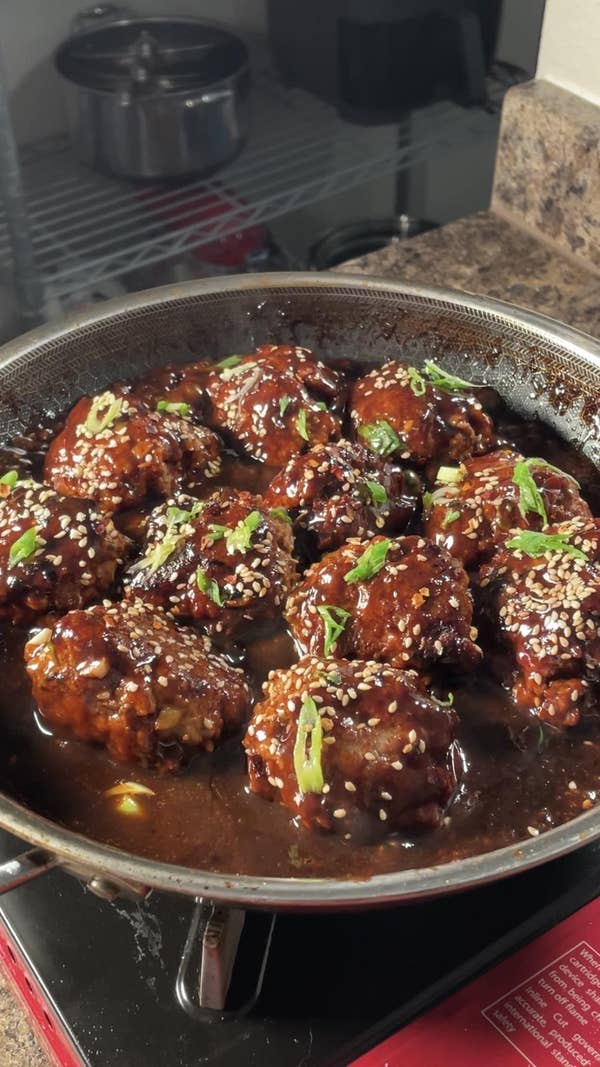 Saucy Asian Meatballs