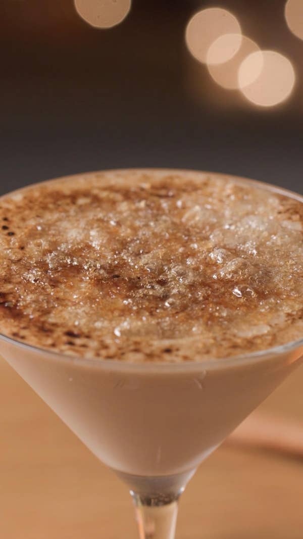 Pumpkin Spice Crème Brûlée Martini