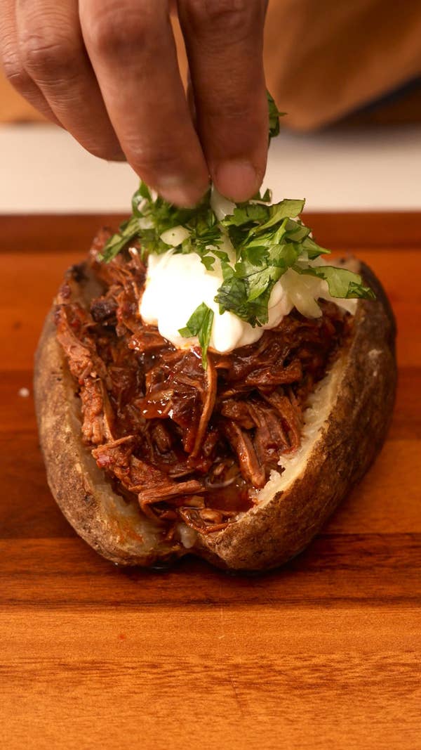 Birria Loaded Baked Potato