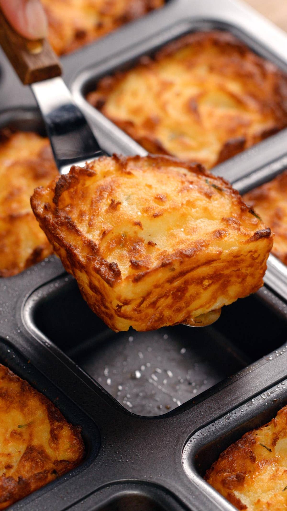 Cheesy Mashed Potato Puffs