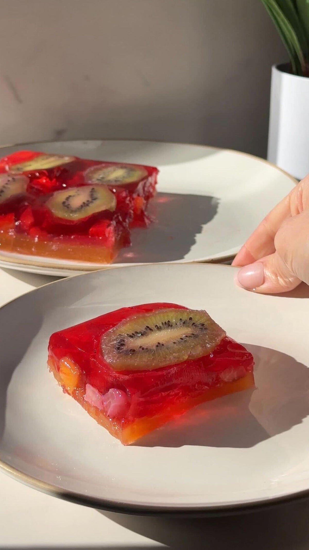 Layered Fruit Jelly Recipe by Tasty-image
