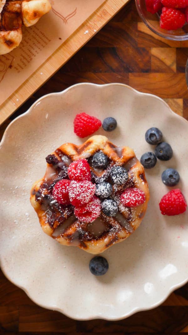 Cinnawaffles (Cinnamon Roll Waffles)