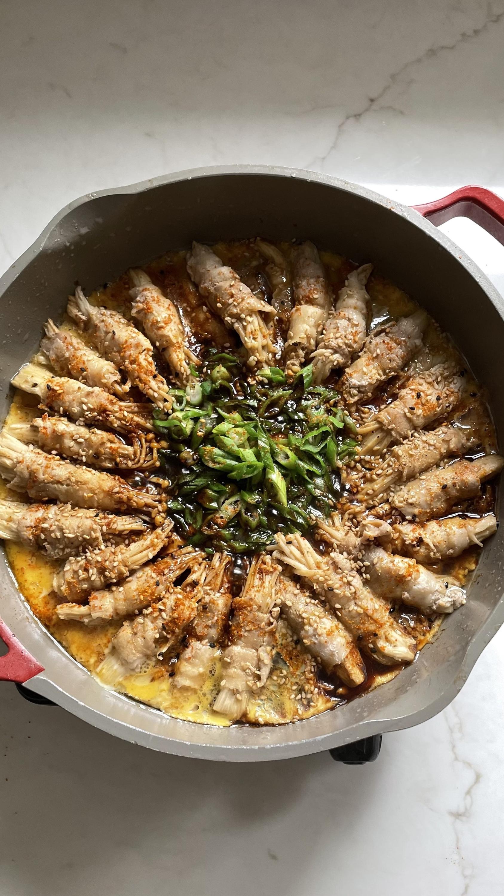 Pork Enoki Rolls