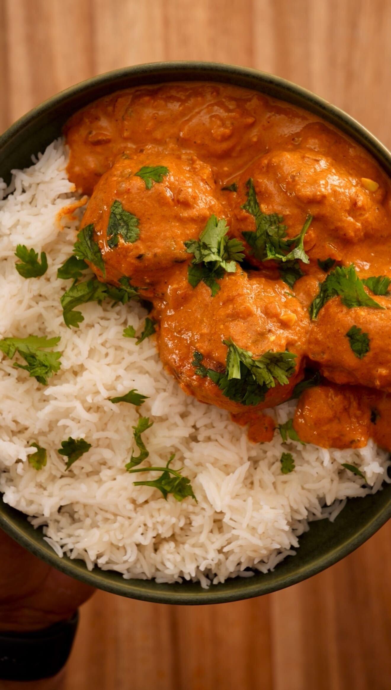 Mashup Butter Chicken Meatballs