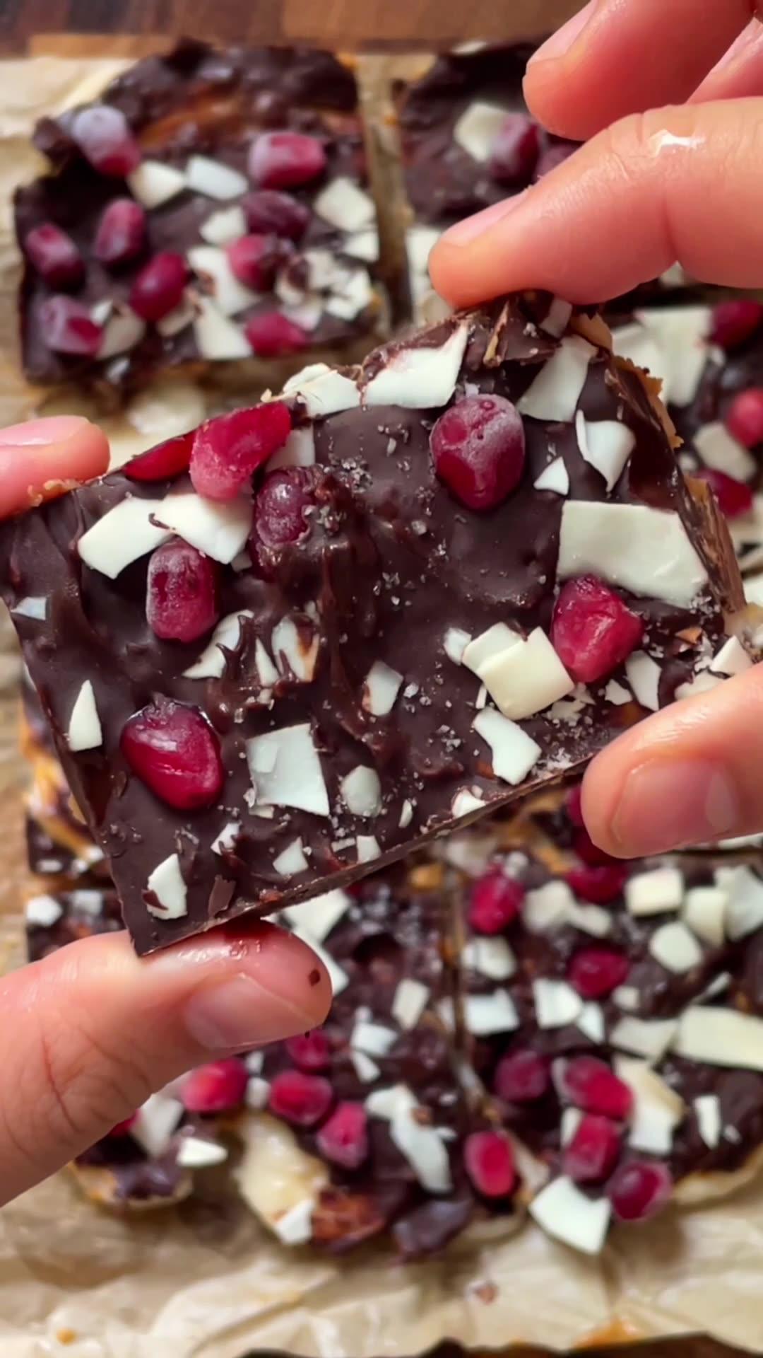 Coconut Chocolate Banana Bark