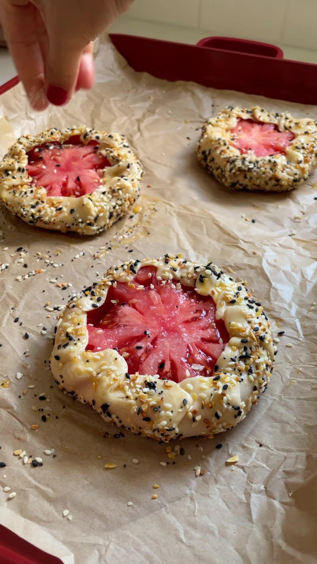 Handheld Tomato Galettes