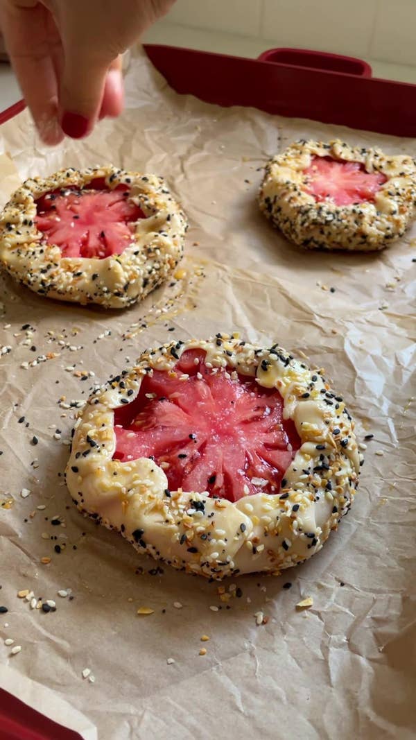 Handheld Tomato Galettes