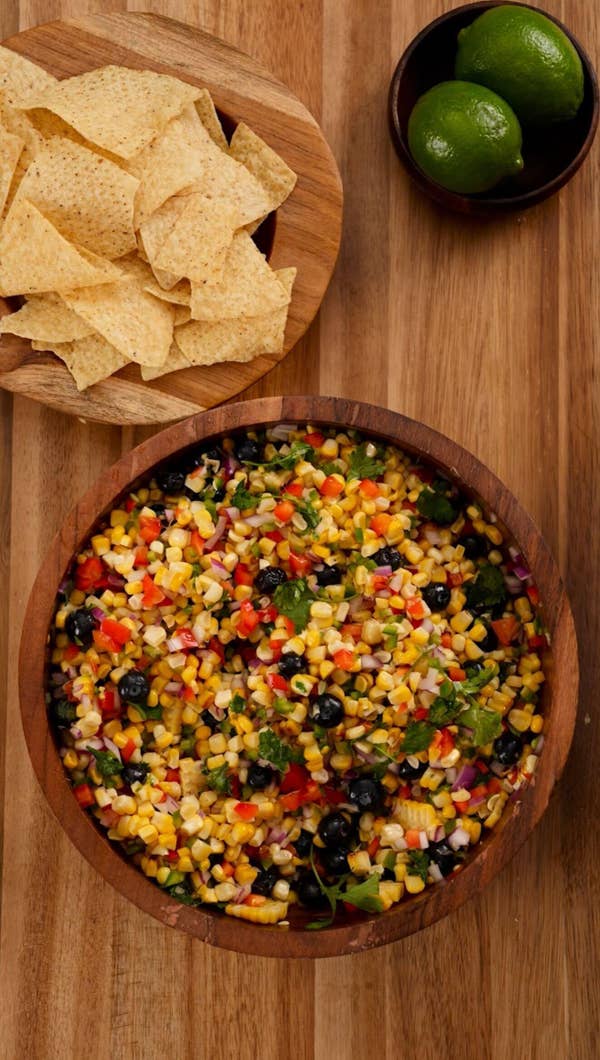 Blueberry Corn Salsa