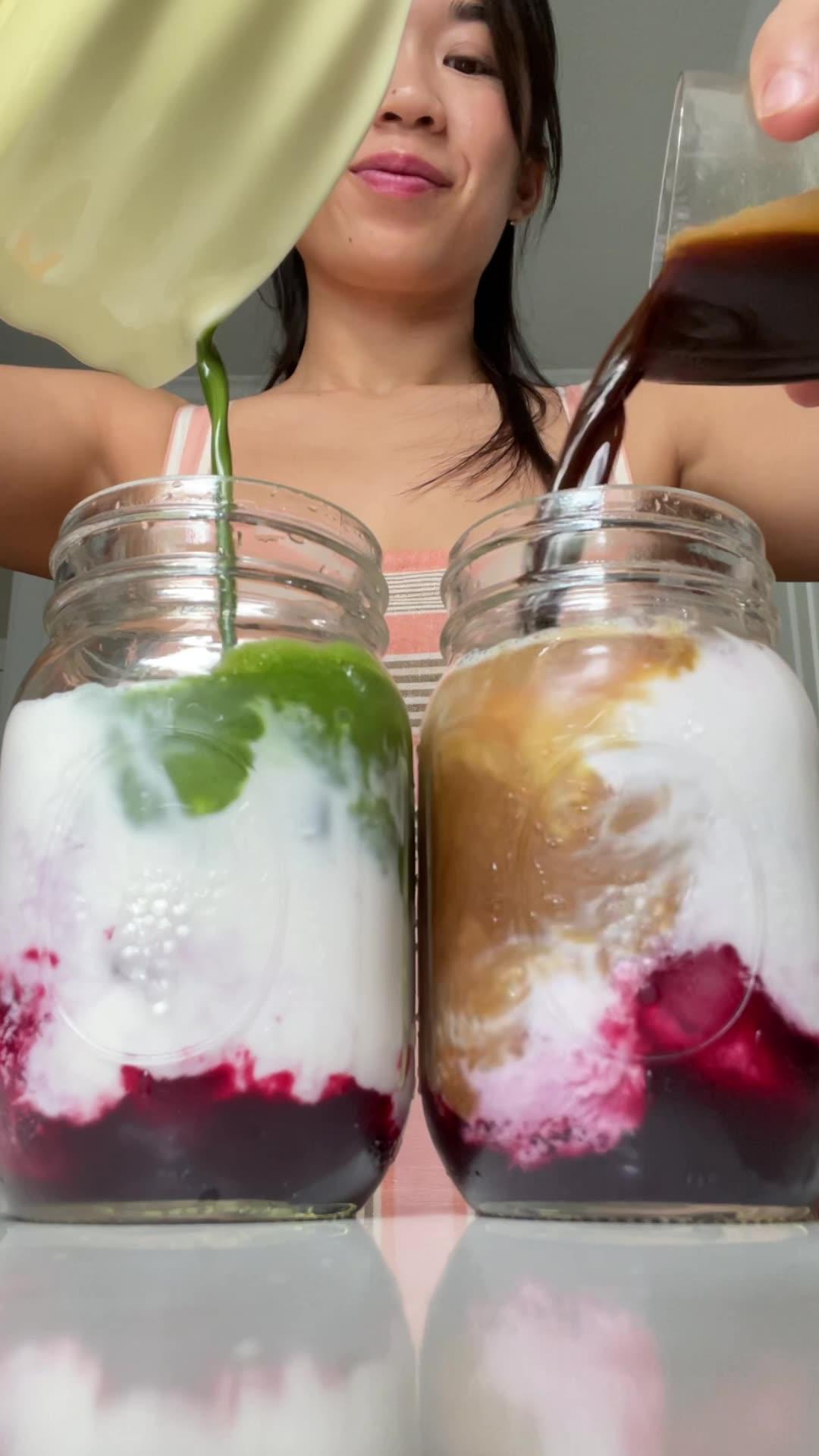 Double-Blueberry Lattes