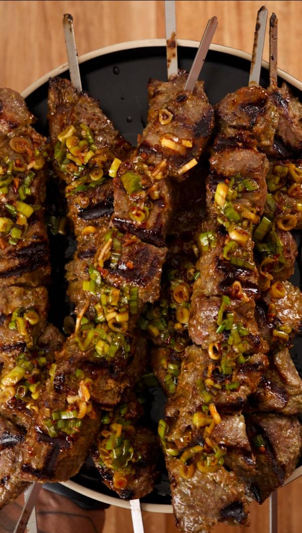 Lemongrass Beef Kabobs
