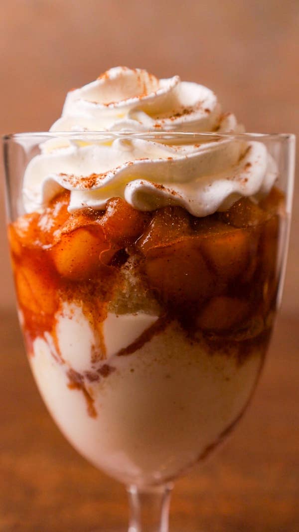 Peach Tres Leches Individual Trifles