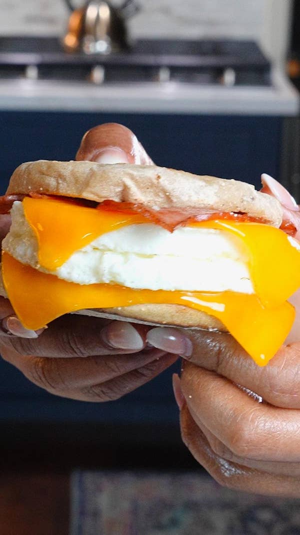 Turkey Bacon And Egg White Sandwiches