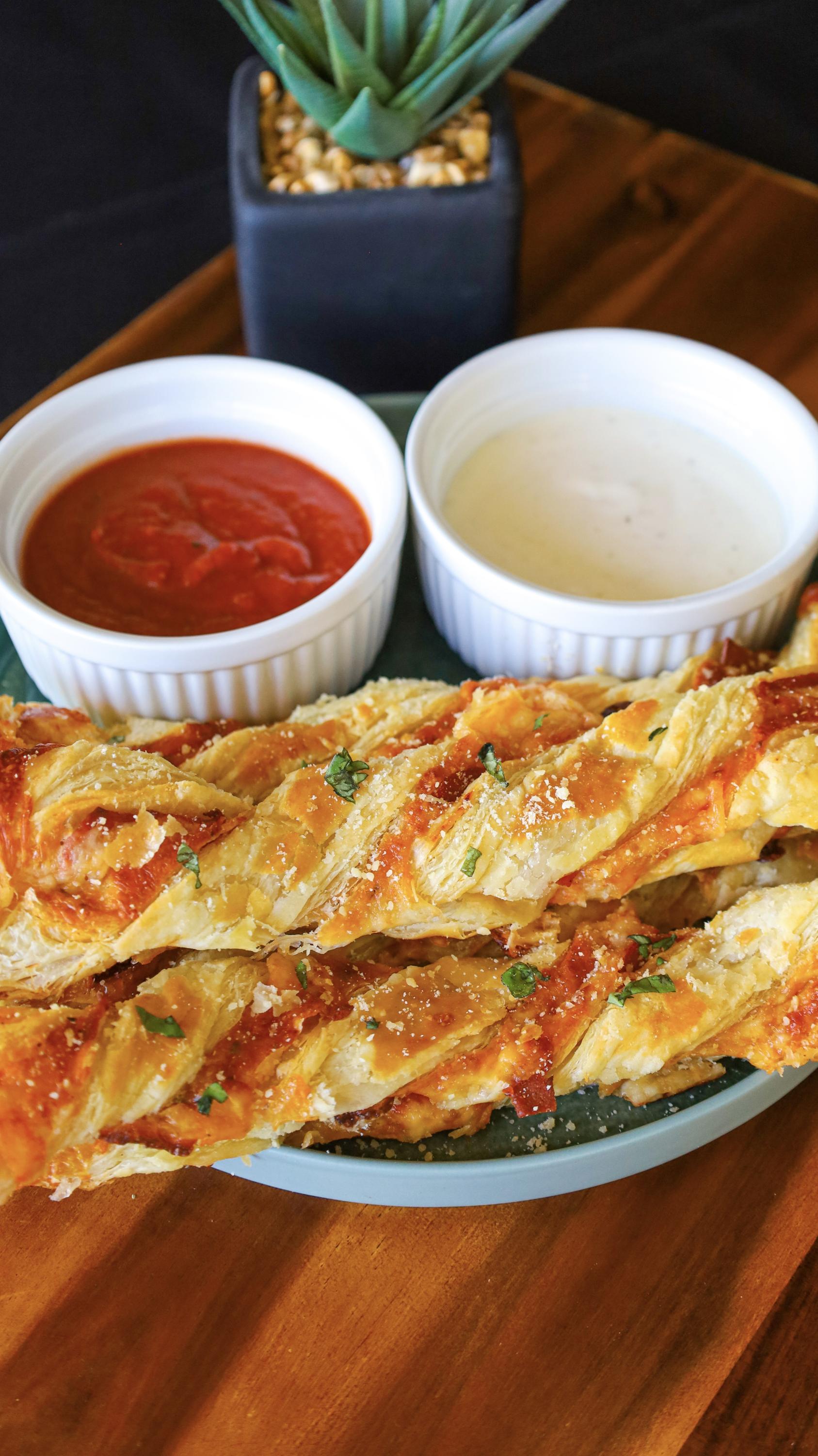 Puff Pastry Pizza Twists