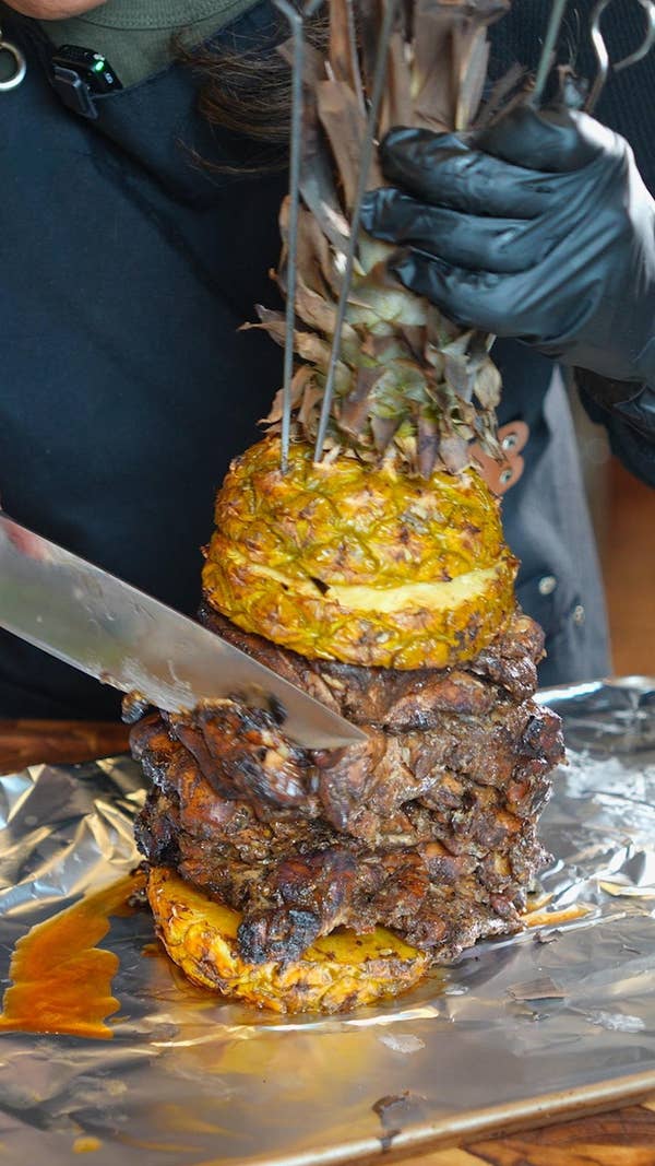 Pineapple Jerk Chicken Shawarma