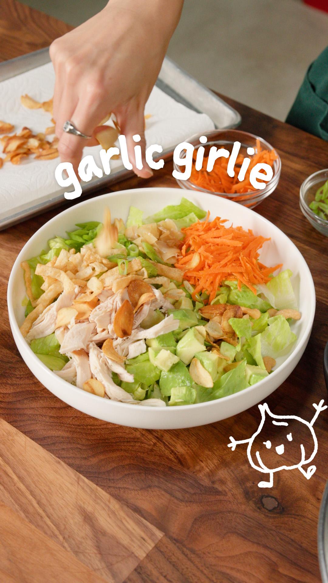 Garlicky Chinese Chicken Salad