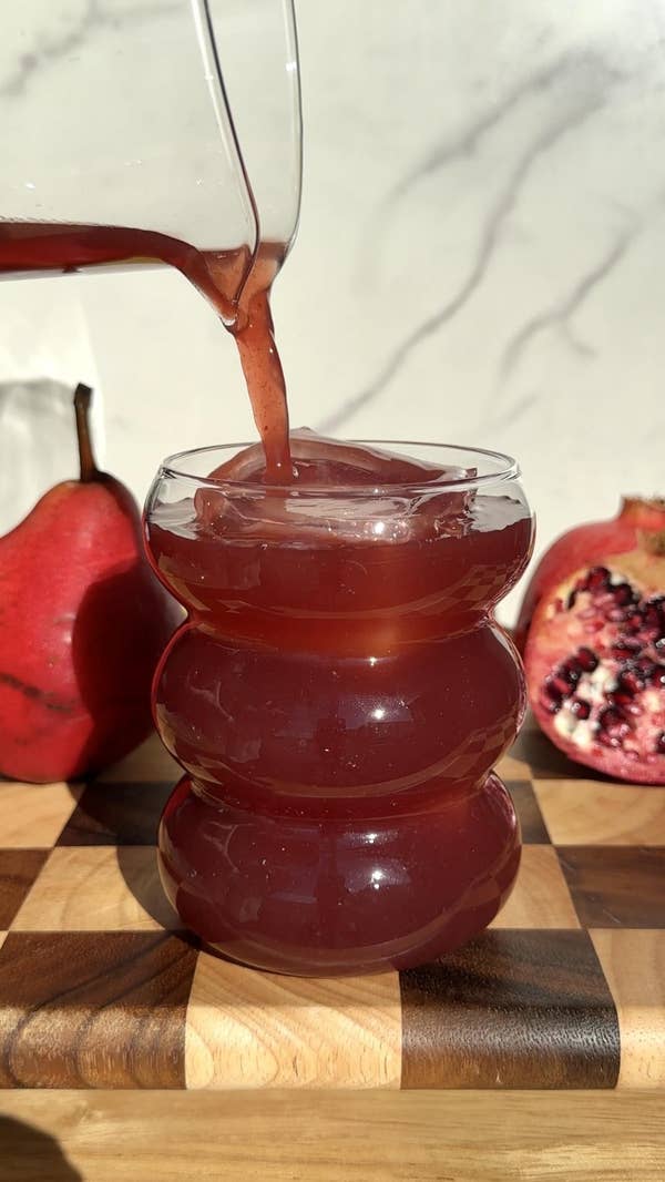 Pear Pomegranate Agua Fresca