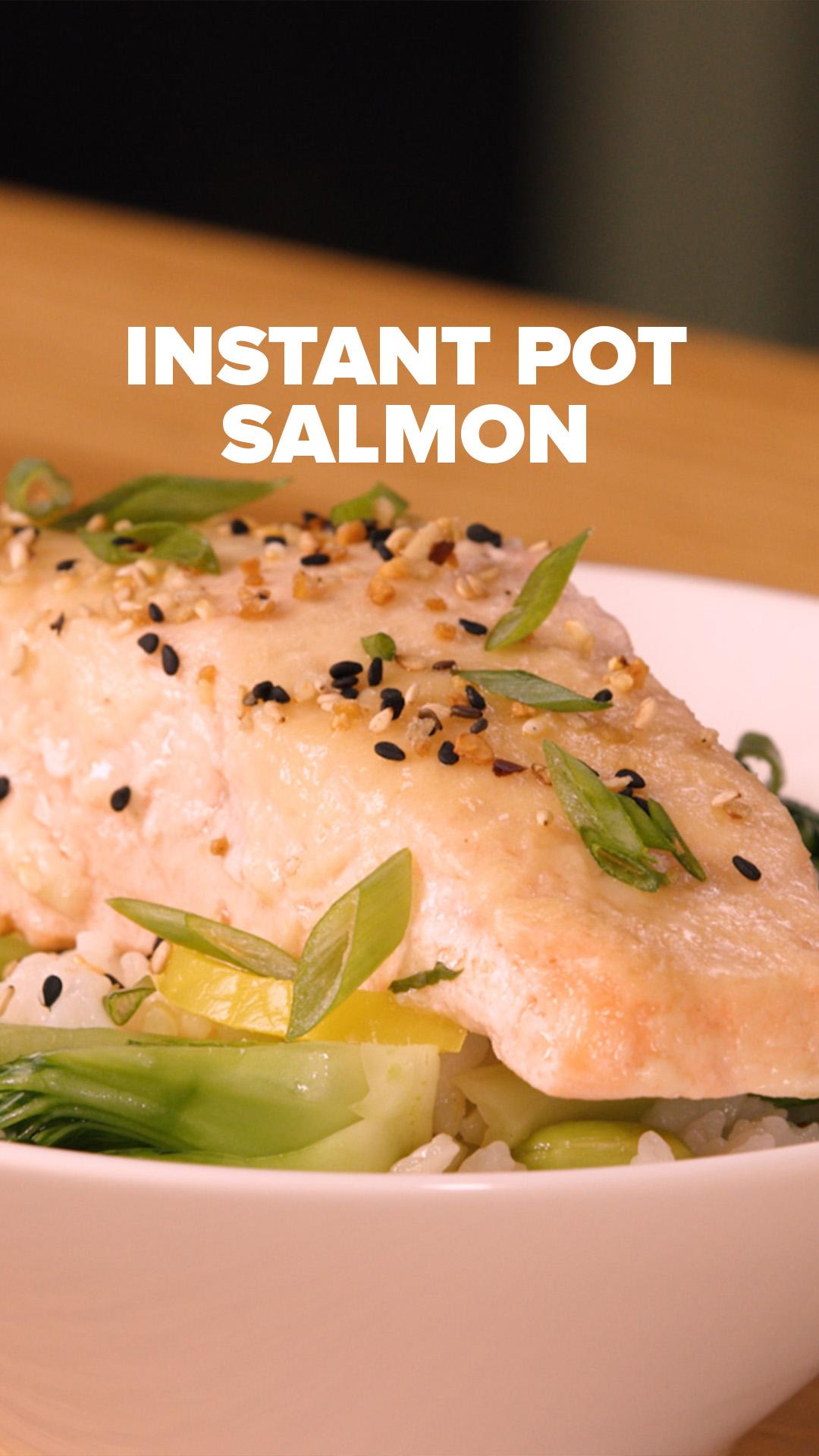 Instant Pot Miso Butter Salmon And Ginger Rice