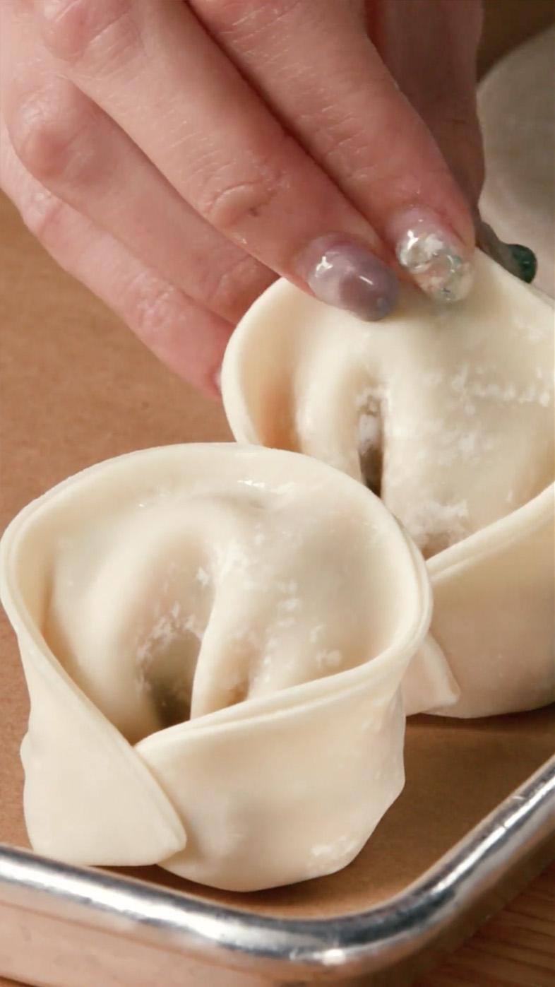 Kimchi Pork Dumplings