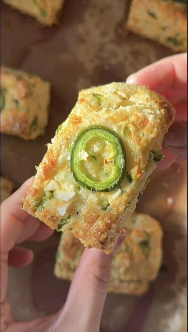 Cheddar Jalapeño Scallion Biscuits