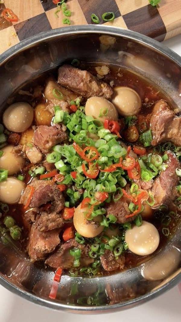 Thit Kho Trung (Viet Caramelized Pork Belly)