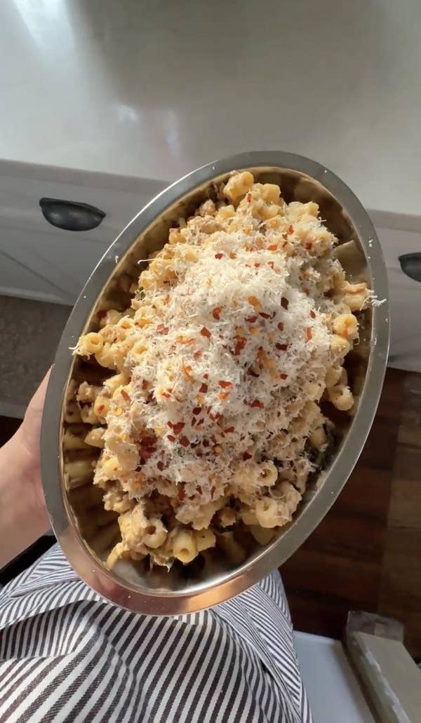 White Wine Chicken Ditalini Pasta