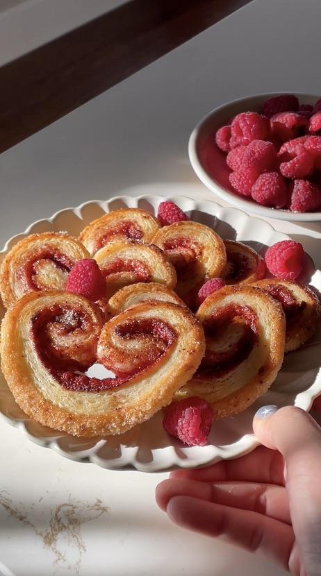 Strawberry Palmiers