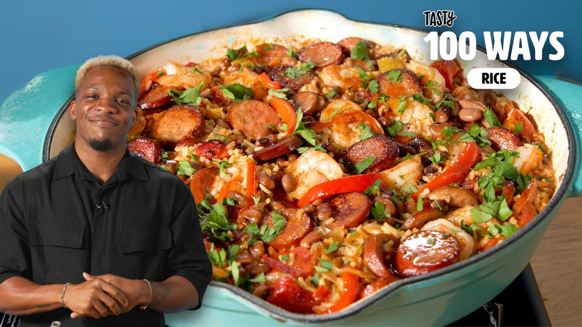 One-Pot Sausage And Shrimp Jambalaya Recipe by Tasty-image