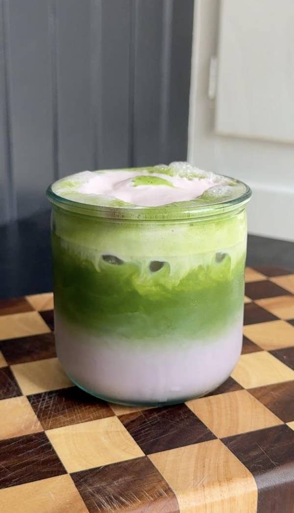 Ube Matcha Latte