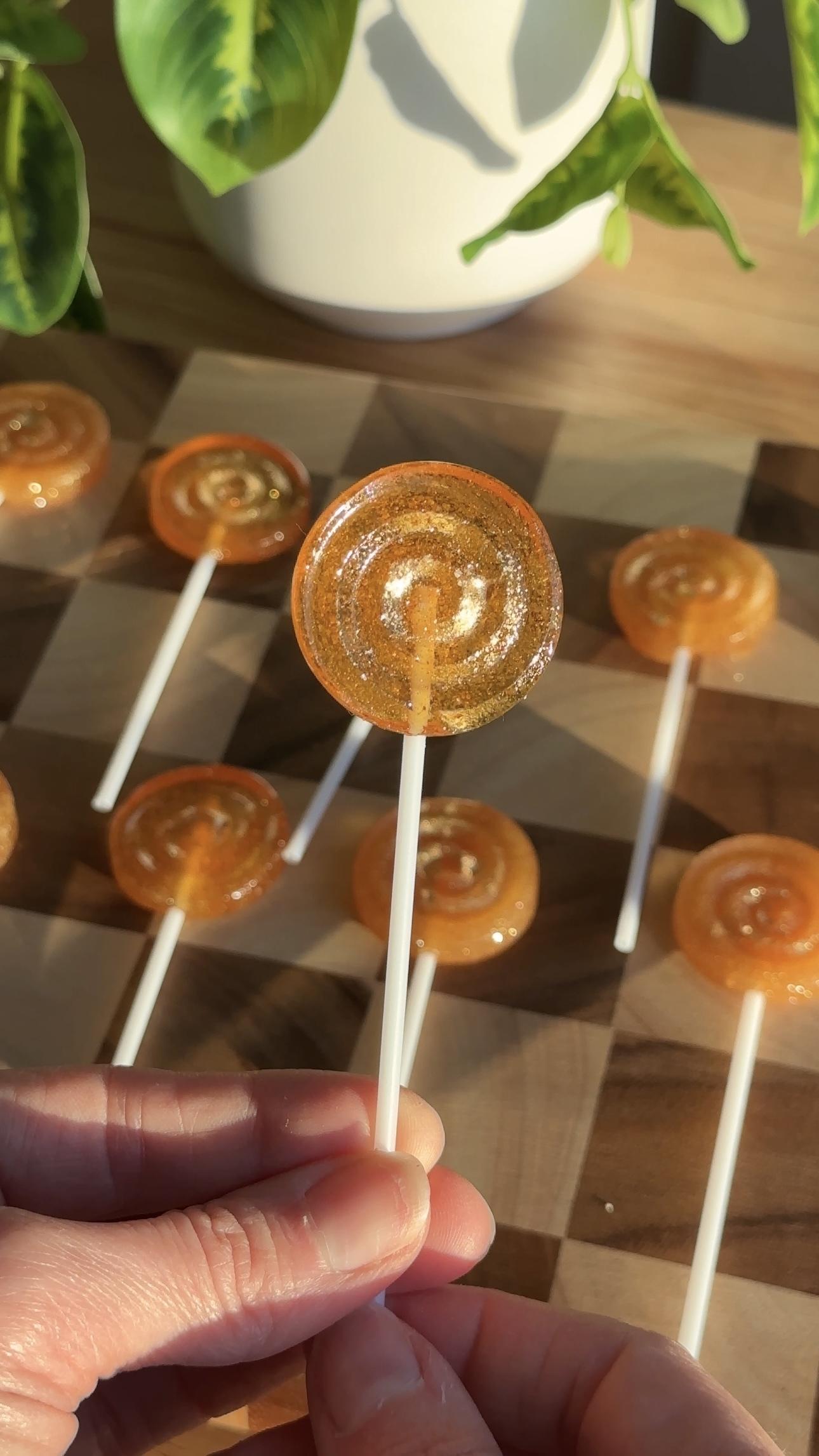 Homemade Honey Lollipops