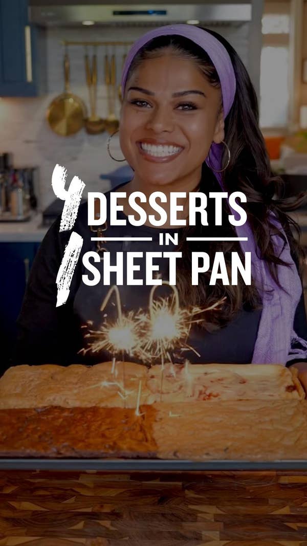 4 Desserts In 1 Sheet Pan