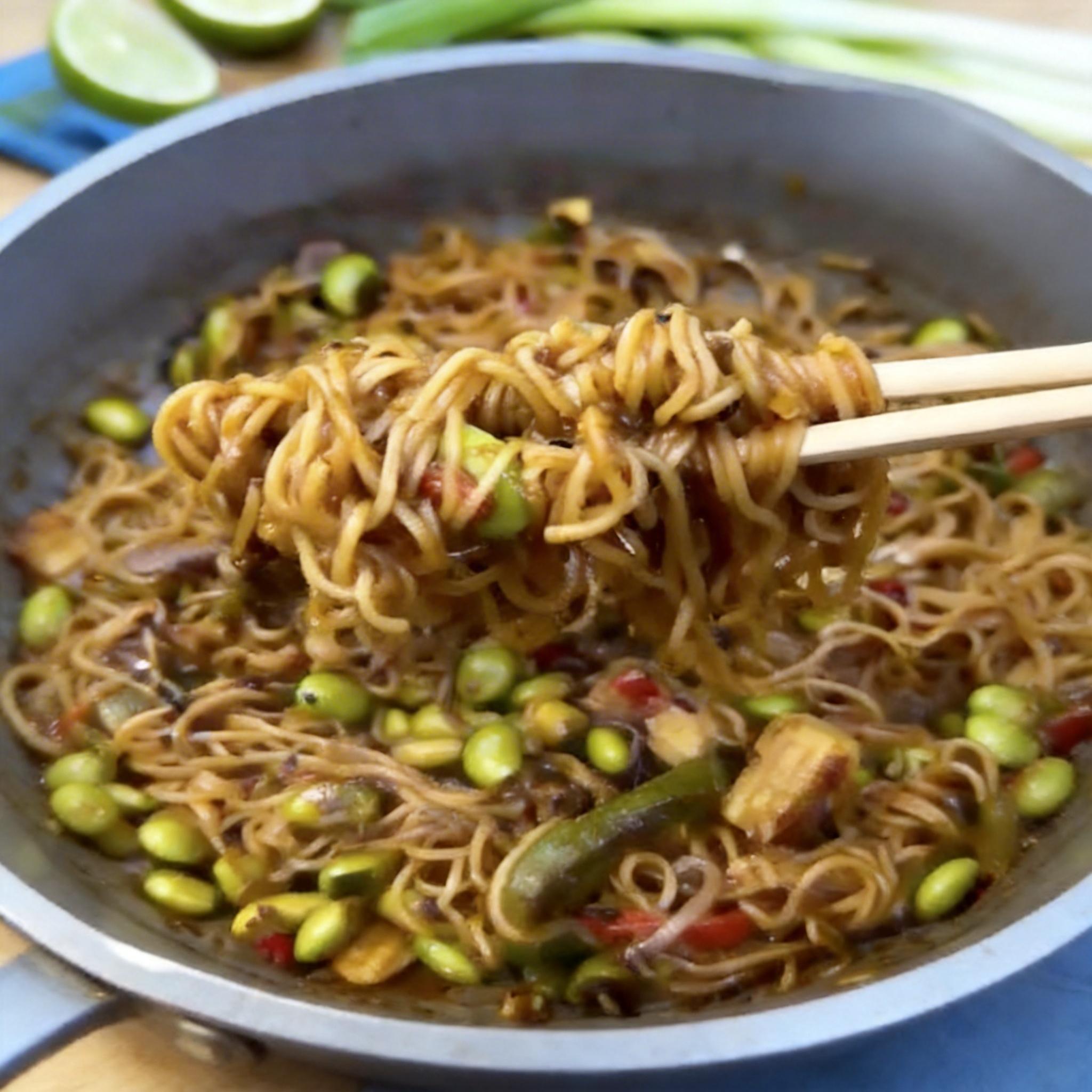 10 Minute Veggie Lazy Noodles